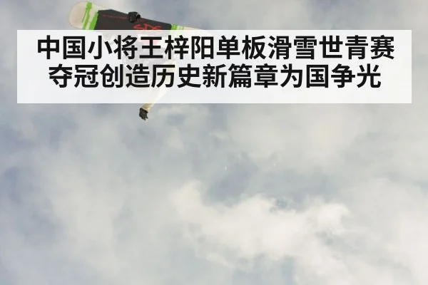 中国小将王梓阳单板滑雪世青赛夺冠创造历史新篇章为国争光